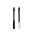 Zig KURETAKE Special Illustration Basic Set 1 Black Marker and 1 White Brush Pen [CNM-003,CBK-55P] for Manga Drawing, Lettering and Calligraphy,Professional Artist Quality Product. AP-Certified JAPAN