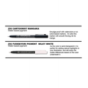 Zig KURETAKE Special Illustration Basic Set 1 Black Marker and 1 White Brush Pen [CNM-003,CBK-55P] for Manga Drawing, Lettering and Calligraphy,Professional Artist Quality Product. AP-Certified JAPAN