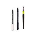 Zig KURETAKE Special Set, Illustration Basic Set 2 Black Markers and 1 White Brush Pen [CBK-55P,CNM-03,BP-24] for Manga Drawing, Lettering and Calligraphy, Professional Artist Quality.