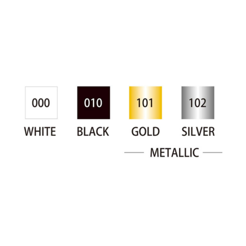 Zig FABRICOLOR 101 WHITE & 102 BLACK (FABRIC MARKER) MADE IN JAPAN