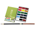 Zig KURETAKE GANSAI TAMBI 18 COLORS SET CARTOONIST MENSO BRUSH SMALL