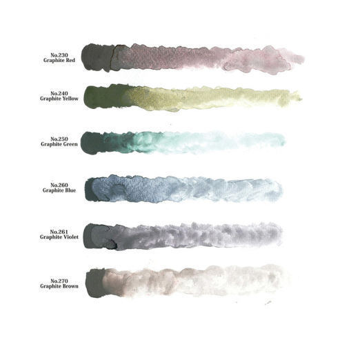 Zig Special Illustration Set GANSAI TAMBI Graphite 6colors Micron Pen 05,BRUSH2O Petit,Wink of Stella Brush Glitter for Manga Drawing Lettering & Calligraphy Professional Artist Quality. Japan