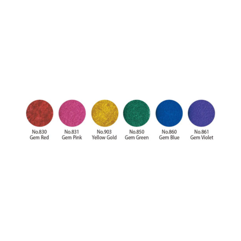 Zig KURETAKE GANSAI TAMBI GEM COLORS 6 COLORS SET CARTOONIST MENSO BRUSH SMALL