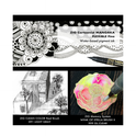 Zig Special Illustration Set GANSAI TAMBI Graphite 6 colors set Micron Pen 003 & Wink of Stella Brush Glitter Clear for Manga Drawing Lettering & Calligraphy Professional Artist Quality Made in Japan