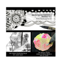 Zig Special Illustration Set Cartoonist Mangaka Flexible Fine, Medium,005 & Wink of Stella Brush Ⅱ Glitter. Clear for Manga Drawing Lettering and Calligraphy Professional Artist Quality Made in Japan