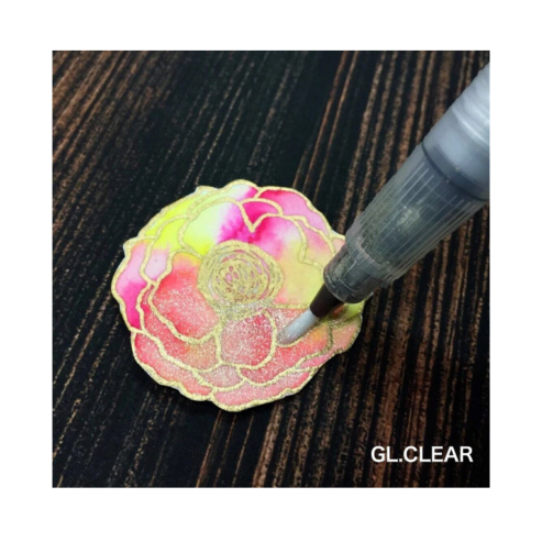 Zig Special Illustration Set Cartoonist Mangaka Flexible Fine, Medium,003 & Wink of Stella Brush Ⅱ Glitter. Clear for Manga Drawing Lettering and Calligraphy Professional Artist Quality Made in Japan