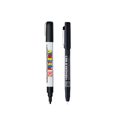 Zig Special Set Posterman Black & Mangaka Fineliner 003 Pen for Mandala Sketching Outlining Doodling Calligraphy Journaling Use on Planners Hand-Lettering Card Making especially on Cards.
