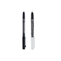 Zig KURETAKE Special Set, Illustration Basic Set 1 Black Markers And 1 White Brush Pen [CNM-003,CBK-55P] for Manga Drawing, Lettering and Calligraphy, Professional Artist Quality.Made in Japan
