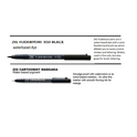 Zig KURETAKE Special Set, Illustration Basic Set 2 Black Markers [CNM-003,CBK-55N] for Manga Drawing, Lettering and Calligraphy, Professional Artist Quality