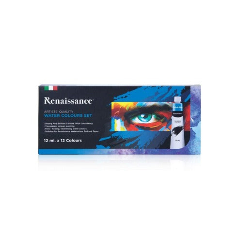 Renaissance Watercolor Set (Set of 12, 12 ml)