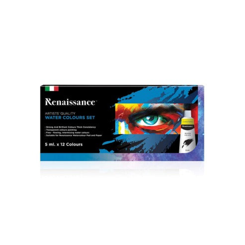 Renaissance Watercolor Set (Set of 12, 5 ml)