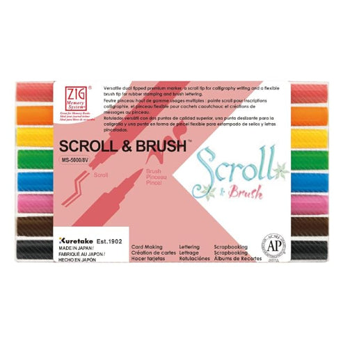 ZIG Scroll & Brush Markers