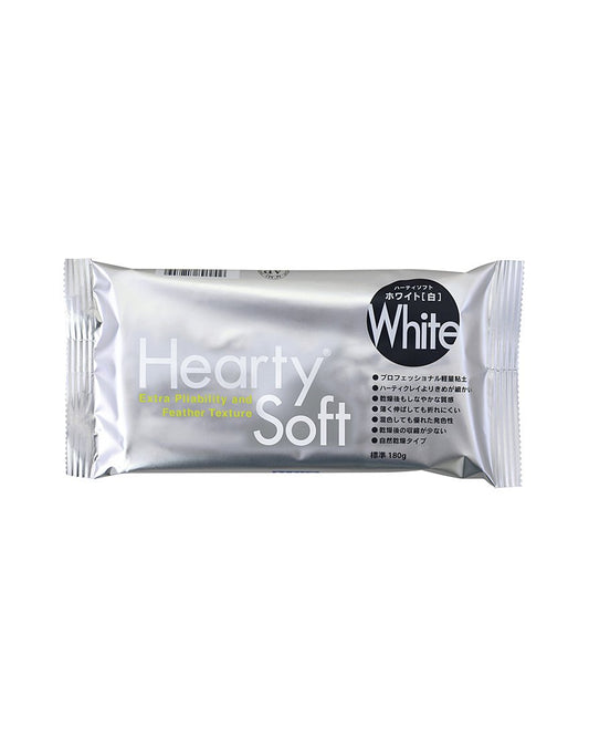 PADICO Hearty Soft Air Dry Clay 180gm, Lightweight Non-Toxic White Modeling Clay
