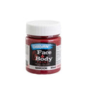 Derivan Australian Face Body & Finger Face Paint For Makeup 40ml - MAROON