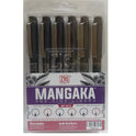 ZIG KURETAKE Cartoonist MANGAKA The FINE Liners Set of 6 PENS 005,01,02,03,05,08 Made in Japan (CNM1002)…