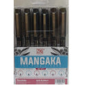 ZIG KURETAKE CARTOONIST MANGAKA THE FINE LINERS SET OF 6 PENS 005,01,02,03,05,08 MADE IN JAPAN