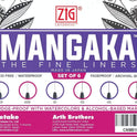 ZIG KURETAKE Cartoonist MANGAKA The FINE Liners Set of 6 PENS 005,01,02,03,05,08 Made in Japan (CNM1002)…