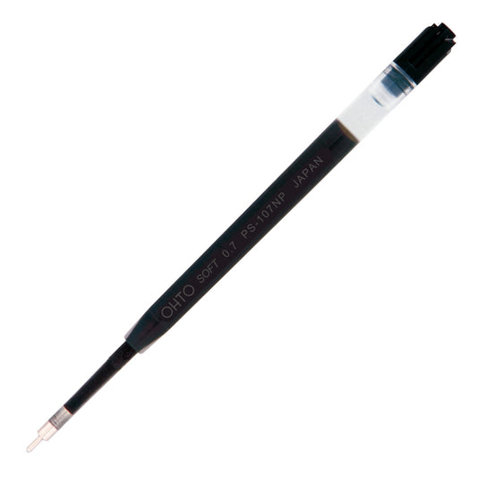 OHTO PS-107NP Needle-Point Ballpoint Pen Refill -0.7 mm (Black)