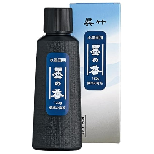 Zig Kuretake Sumi No Kaori for Sumi Ink Paiting Ink Blue Black 120g for Dip Pen Brush, Artist Japanese Traditional Calligraphy & Painting Professional Quality for Lettering Drawing Made in Japan