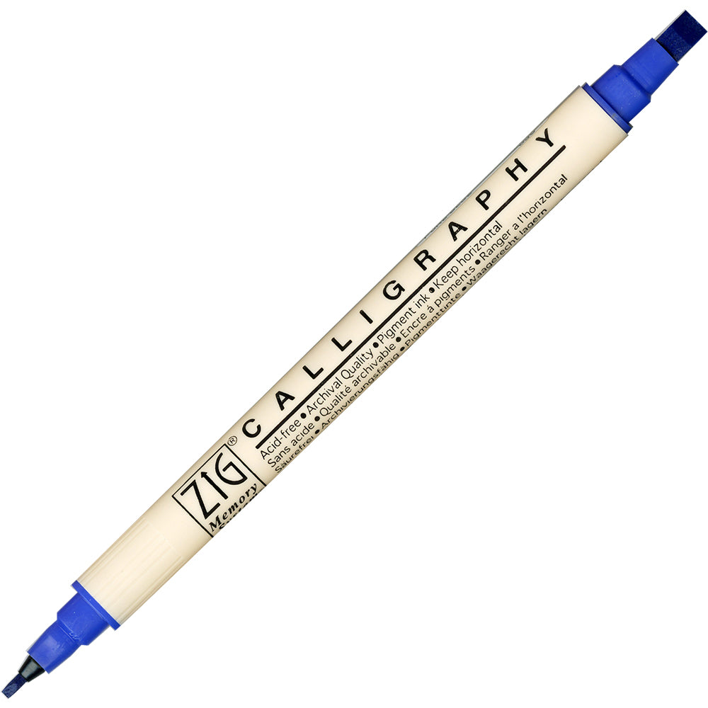 ZIG MEMORY SYSTEM CALLIGRAPHY MARKERS 10 COLORS TIP SIZE: 2 mm & 5 mm