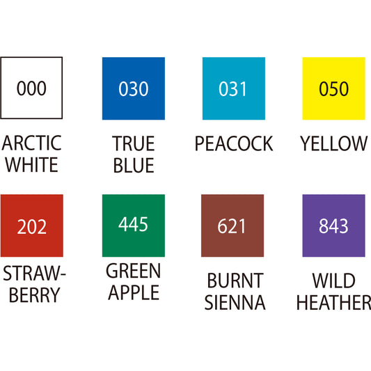 ZIG ACRYLISTA Chisel 8 colors setKINDER/BASIC