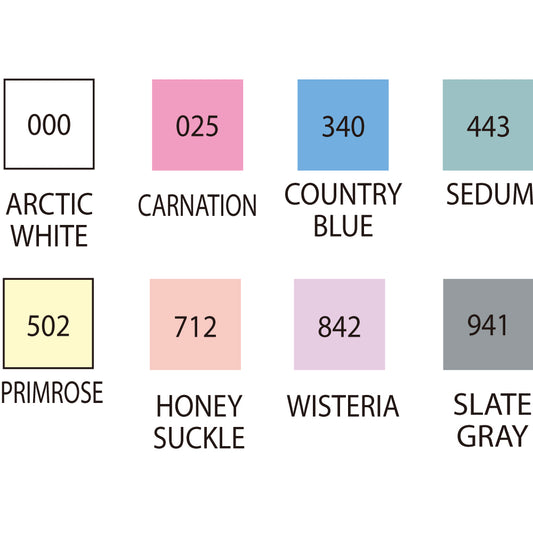 ZIG ACRYLISTA Chisel 8 colors setGIRLY/BABY