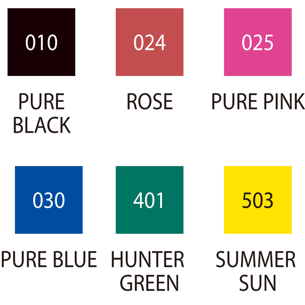 ZIG MEMORY SYSTEM CALLIGRAPHY II 6 colors set