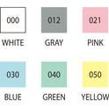ZIG MEMORY SYSTEM CALLIGRAPHY Chalk Pastel Colours 6 colors set