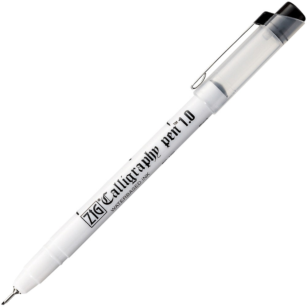 ZIG CALLIGRAPHY PEN 1.0 Oblique Tip010 BLACK
