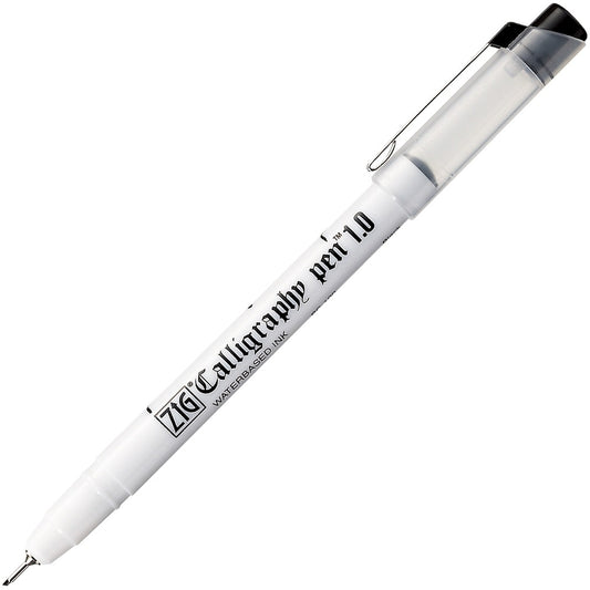 ZIG CALLIGRAPHY PEN 1.0 Oblique Tip010 BLACK