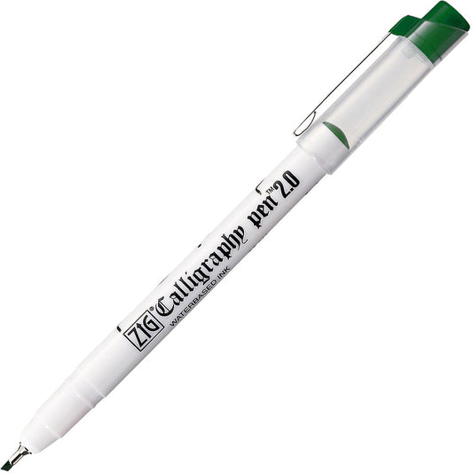 ZIG CALLIGRAPHY PEN 2.0 Oblique Tip040 GREEN