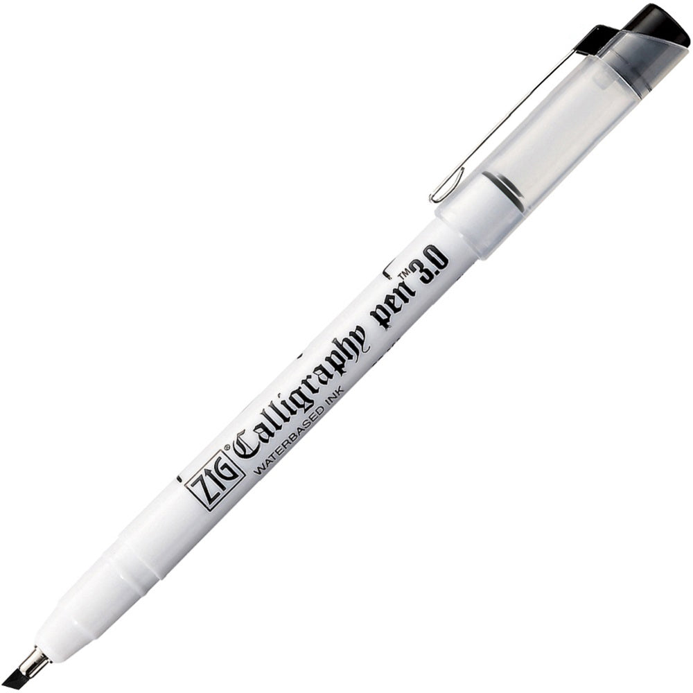 ZIG CALLIGRAPHY PEN 3.0 Oblique Tip010 BLACK