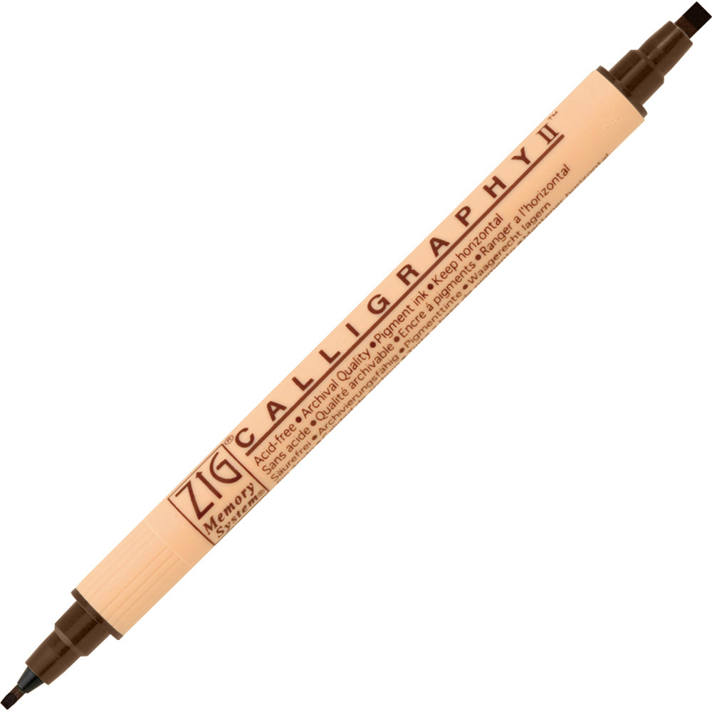 ZIG MEMORY SYSTEM CALLIGRAPHY MARKERS 24 COLORS TIP SIZE: 2 mm & 3.5 mm
