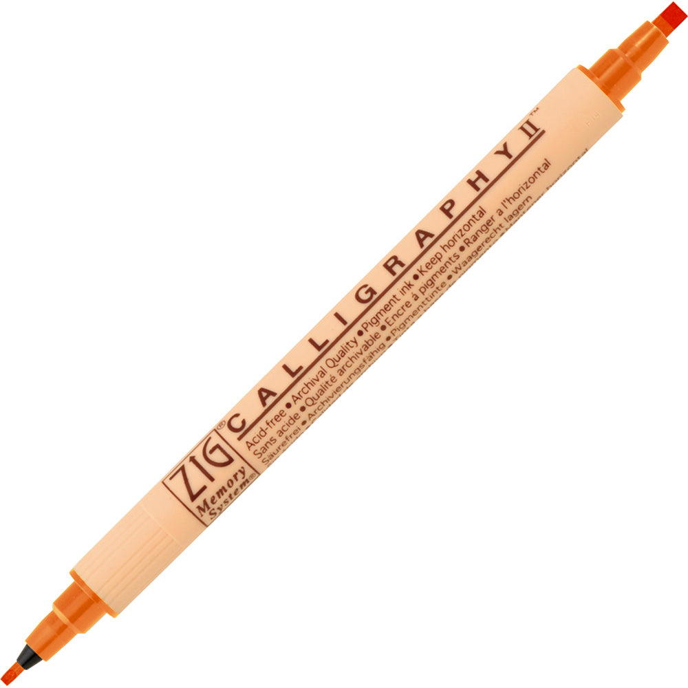 ZIG MEMORY SYSTEM CALLIGRAPHY MARKERS 24 COLORS TIP SIZE: 2 mm & 3.5 mm