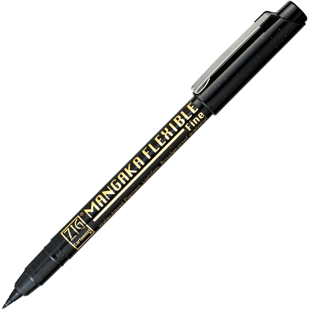 ZIG CARTOONIST MANGAKA FLEXIBLE Fine010 BLACK
