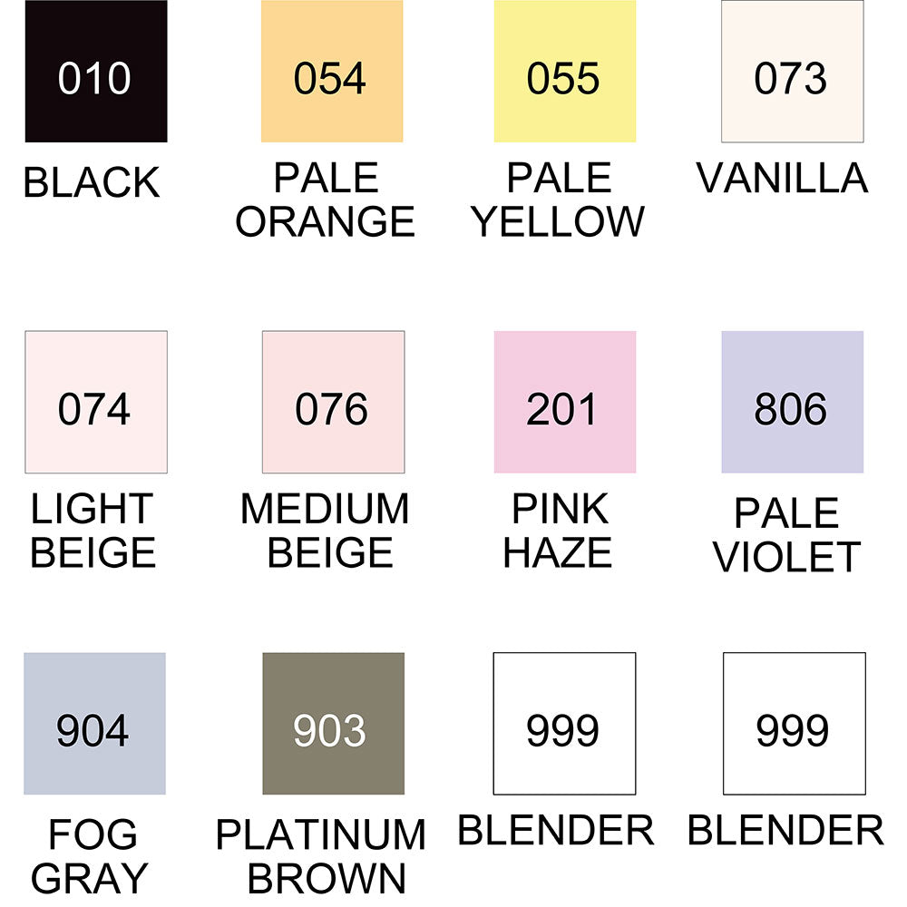 ZIG CLEAN COLOR REAL BRUSH 12 pcs set B