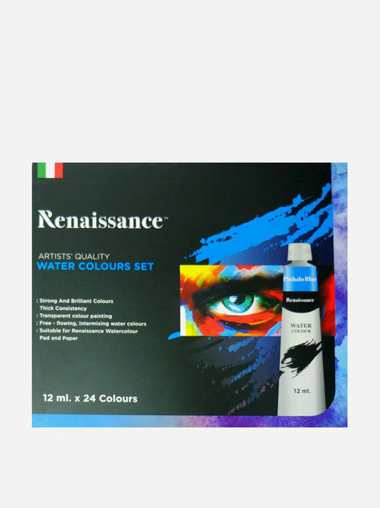 RENAISSANCE Watercolor Set (Set of 24, 12 ml)